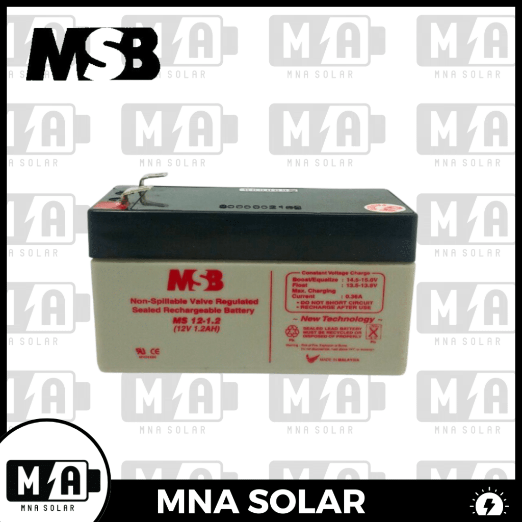 Lead Acid MSB Battery 12V (1.2AH-12AH) | MNA Solar